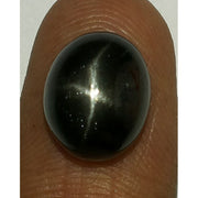 5.88/CT Natural Black Star Gemstone